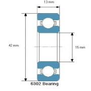 6302 LLU (FRONT WHEEL)